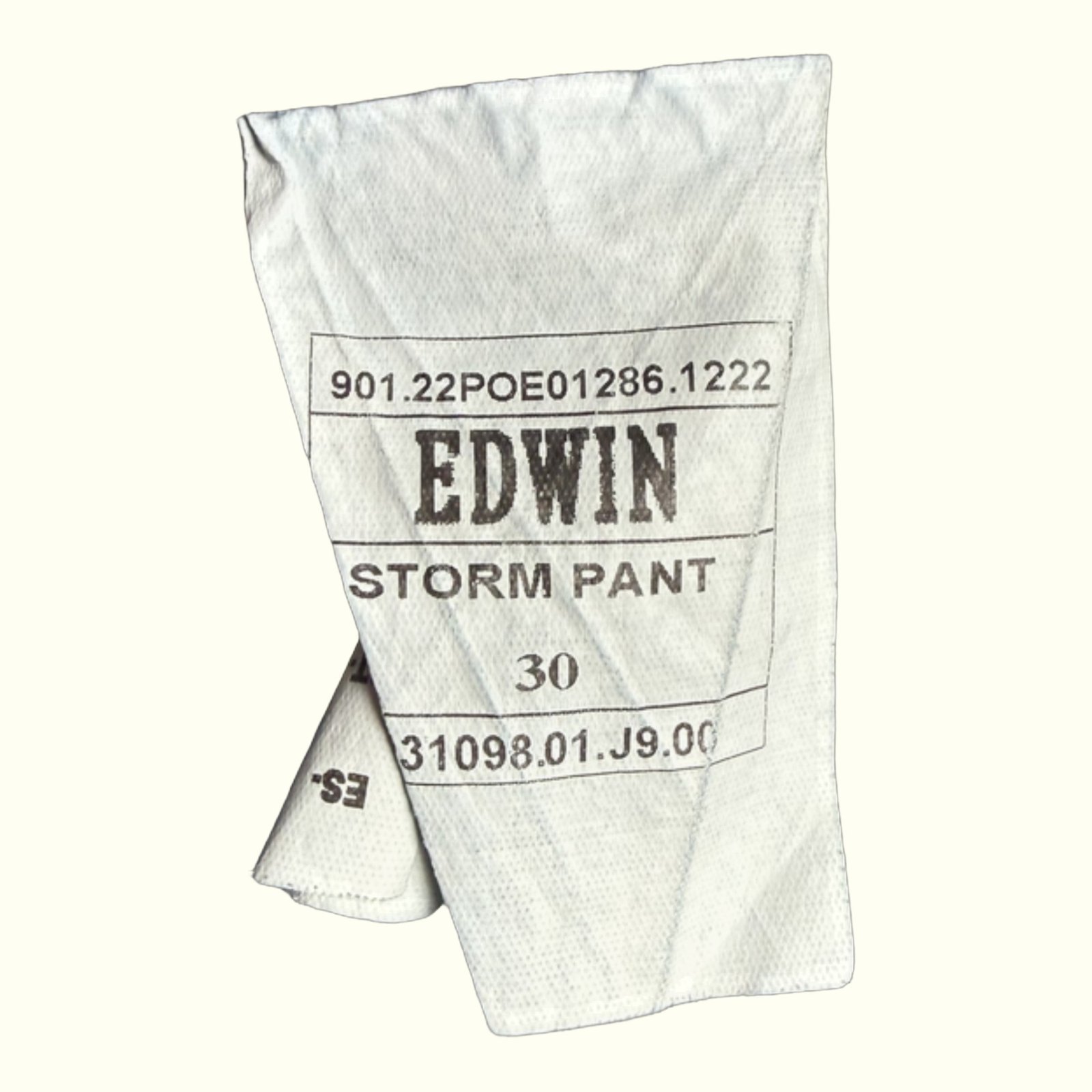 Edwin STORM PANT Vaqueros Suelto Hombre Ropa de trabajo – W30