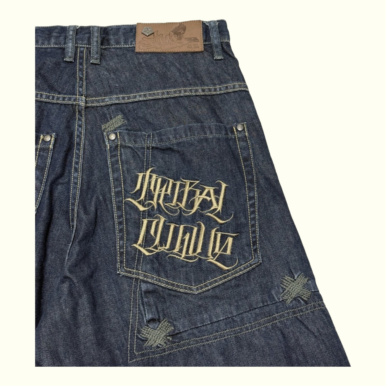 Tribal Short Baggy Homme Streetwear japonais – W28