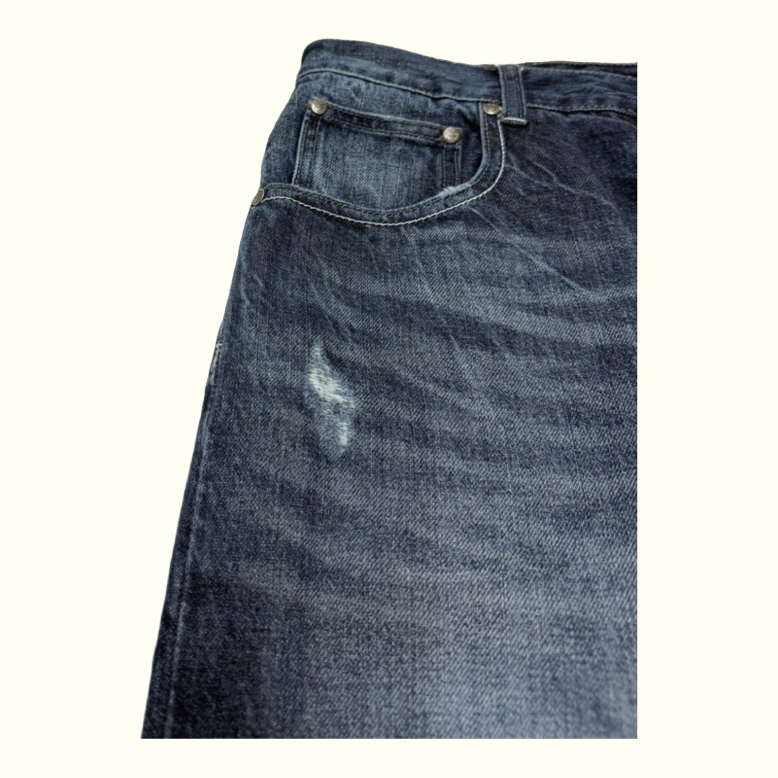 Wrung Division Jean Baggy Homme 2000s Streetwear – W32