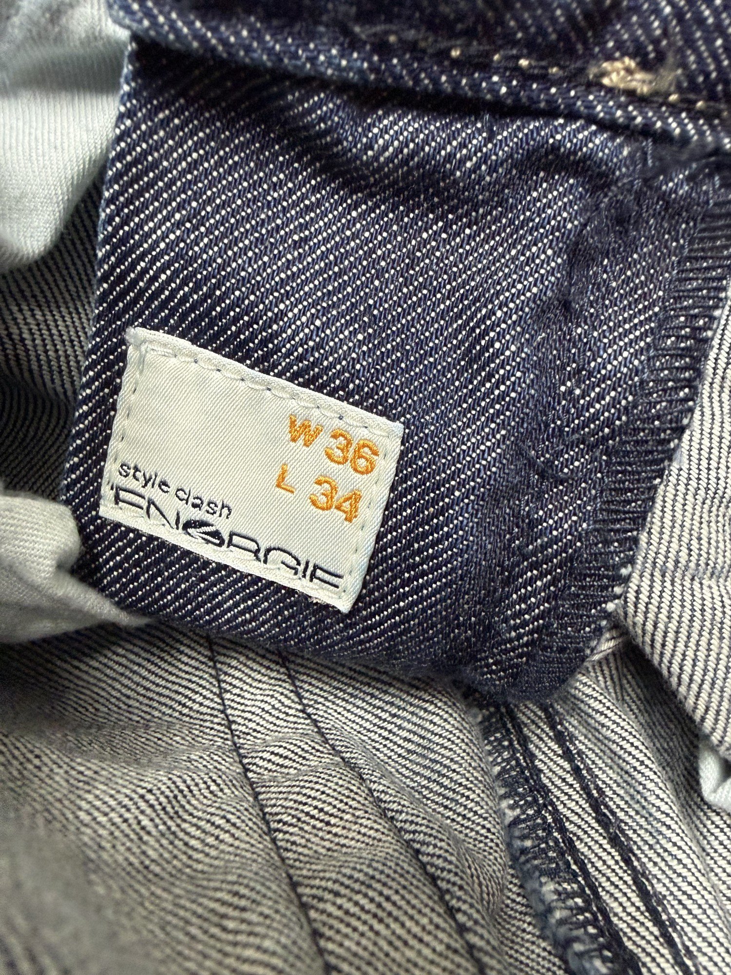 Energie Jeansy Regular Mężczyźni 2000s Y2K – W36