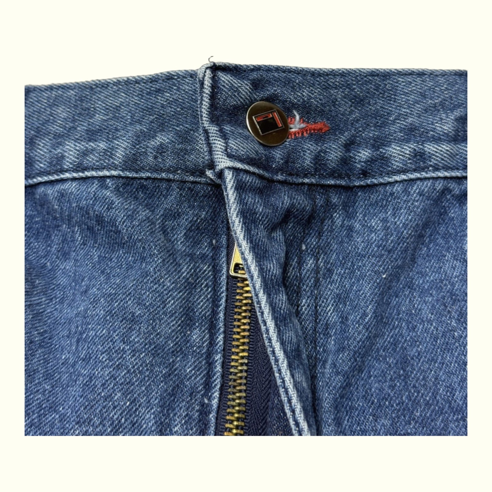 Fubu Vaqueros Suelto Hombre 1990s Streetwear – W34