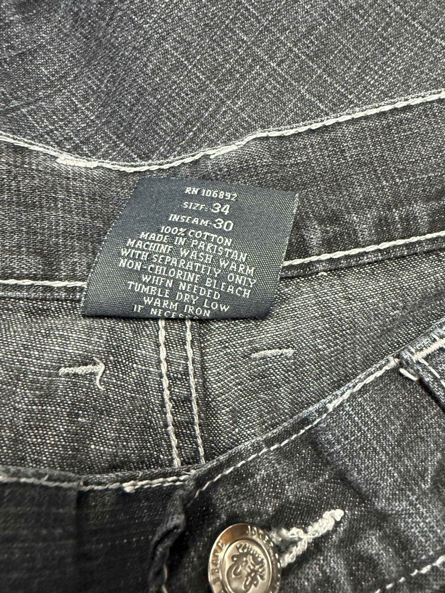 Joker Jean Baggy Homme 2000s Y2K – W34