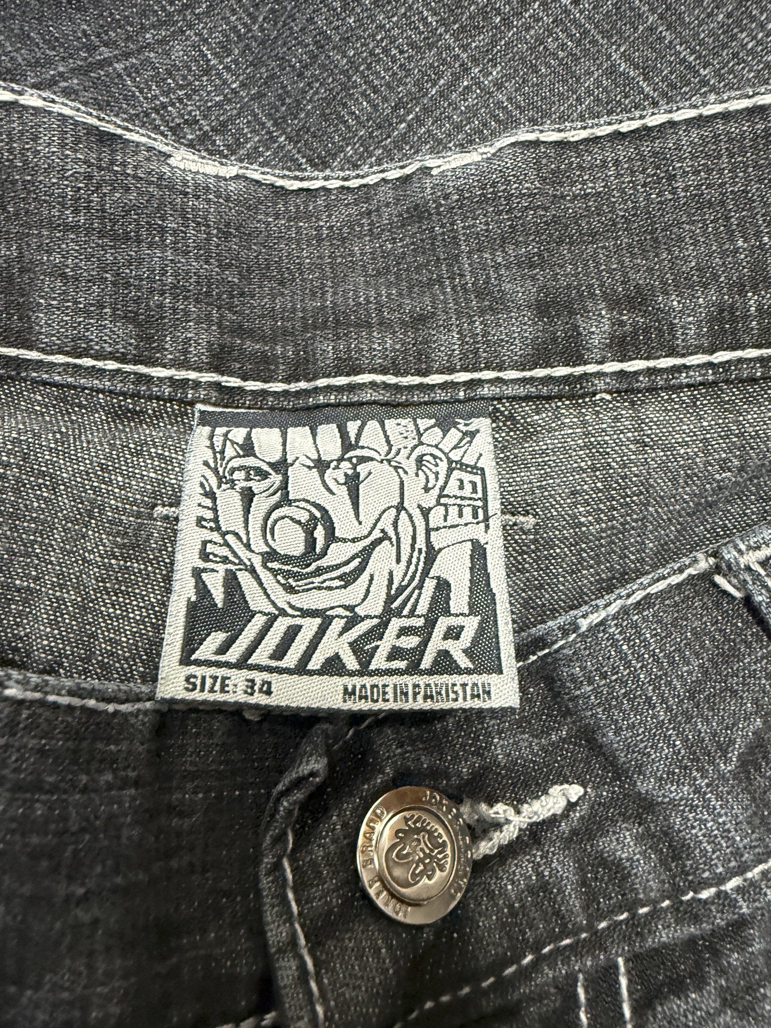 Joker Jean Baggy Homme 2000s Y2K – W34
