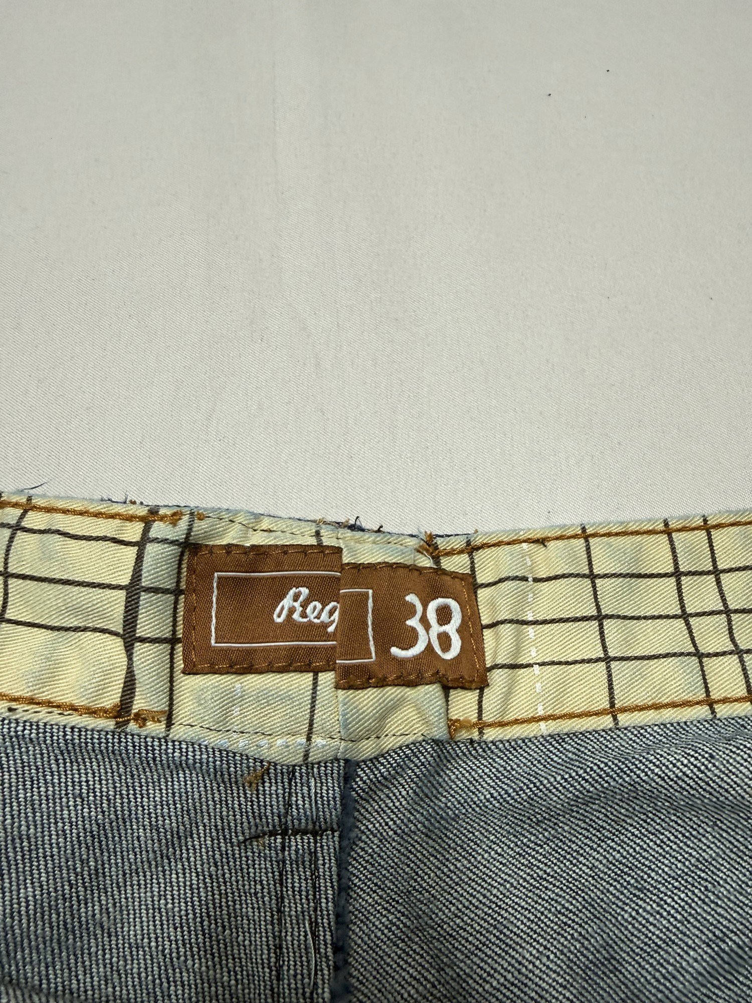 Wrung Division Jean Large Homme 2000s Streetwear – W38