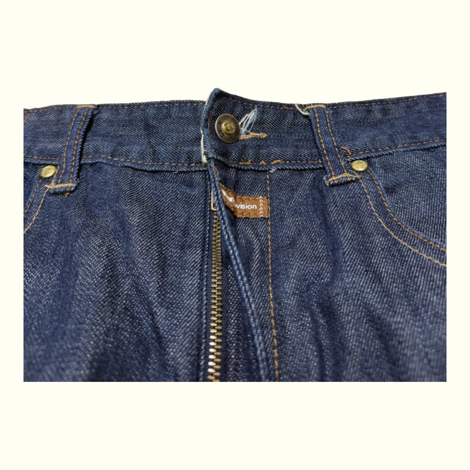 Wrung Division Jean Large Homme 2000s Streetwear – W38
