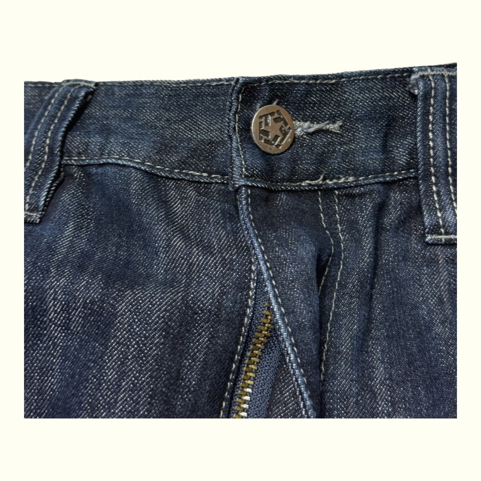 Tribal Gear Jean Large Homme 2000s Y2K – W34