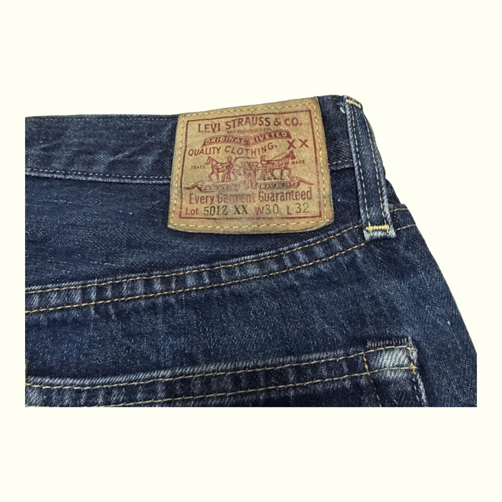 Levi'S Vintage Clothing 501 Z XX jeans Regular Men 1950s Vintage – W30
