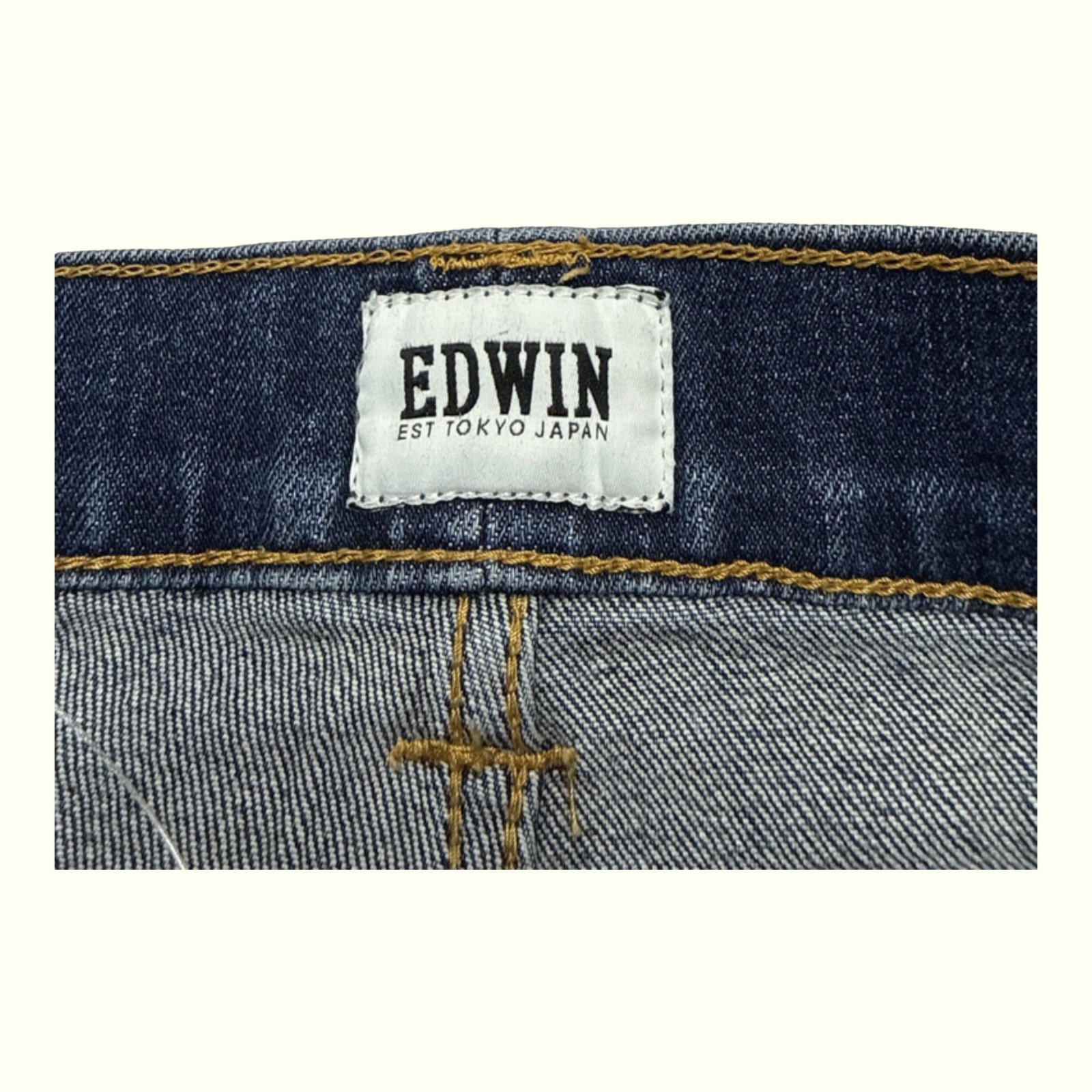Edwin ED-80 selvedge Vaqueros Slim Hombre Streetwear japonés – W30