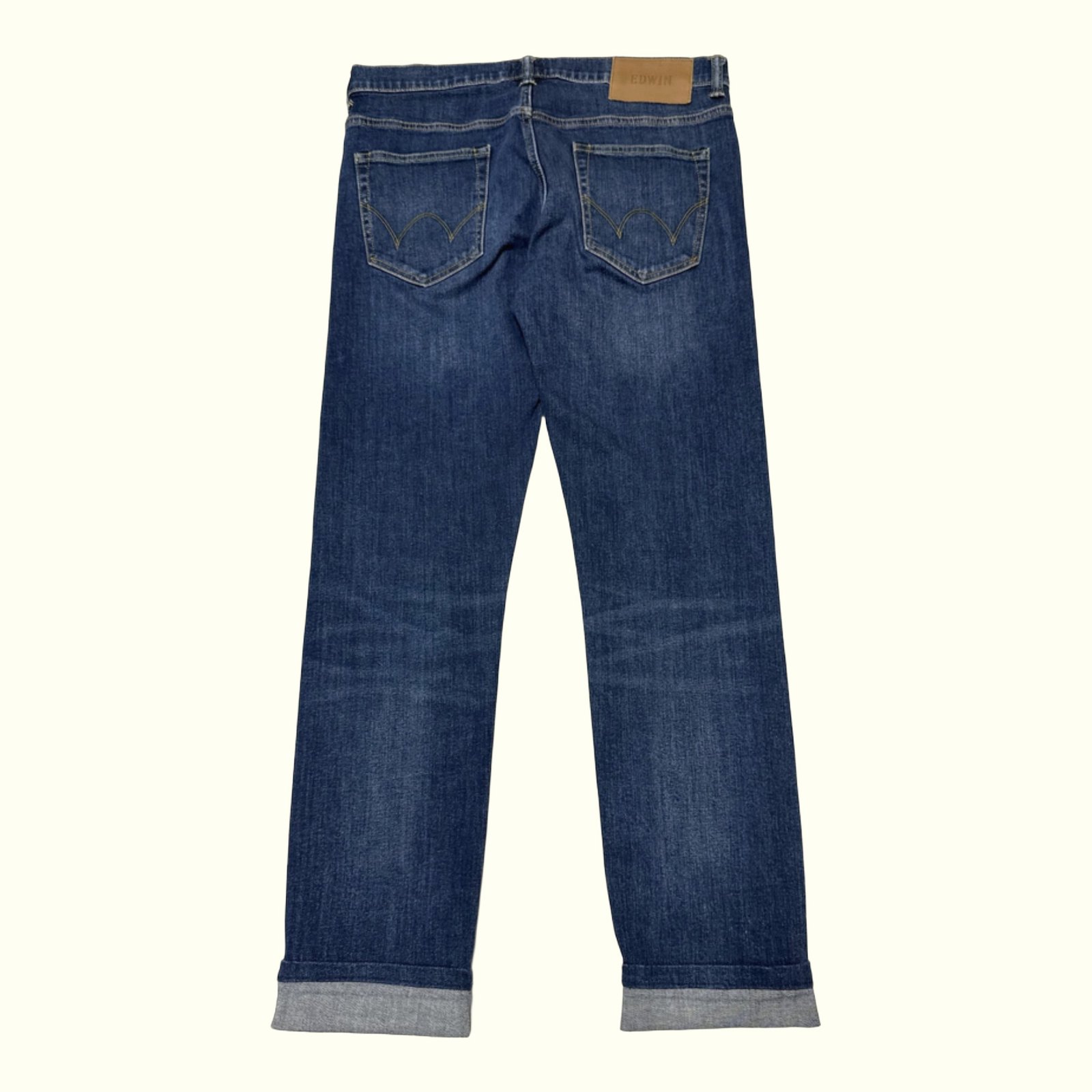 Edwin ED-80 selvedge Vaqueros Slim Hombre Streetwear japonés – W30