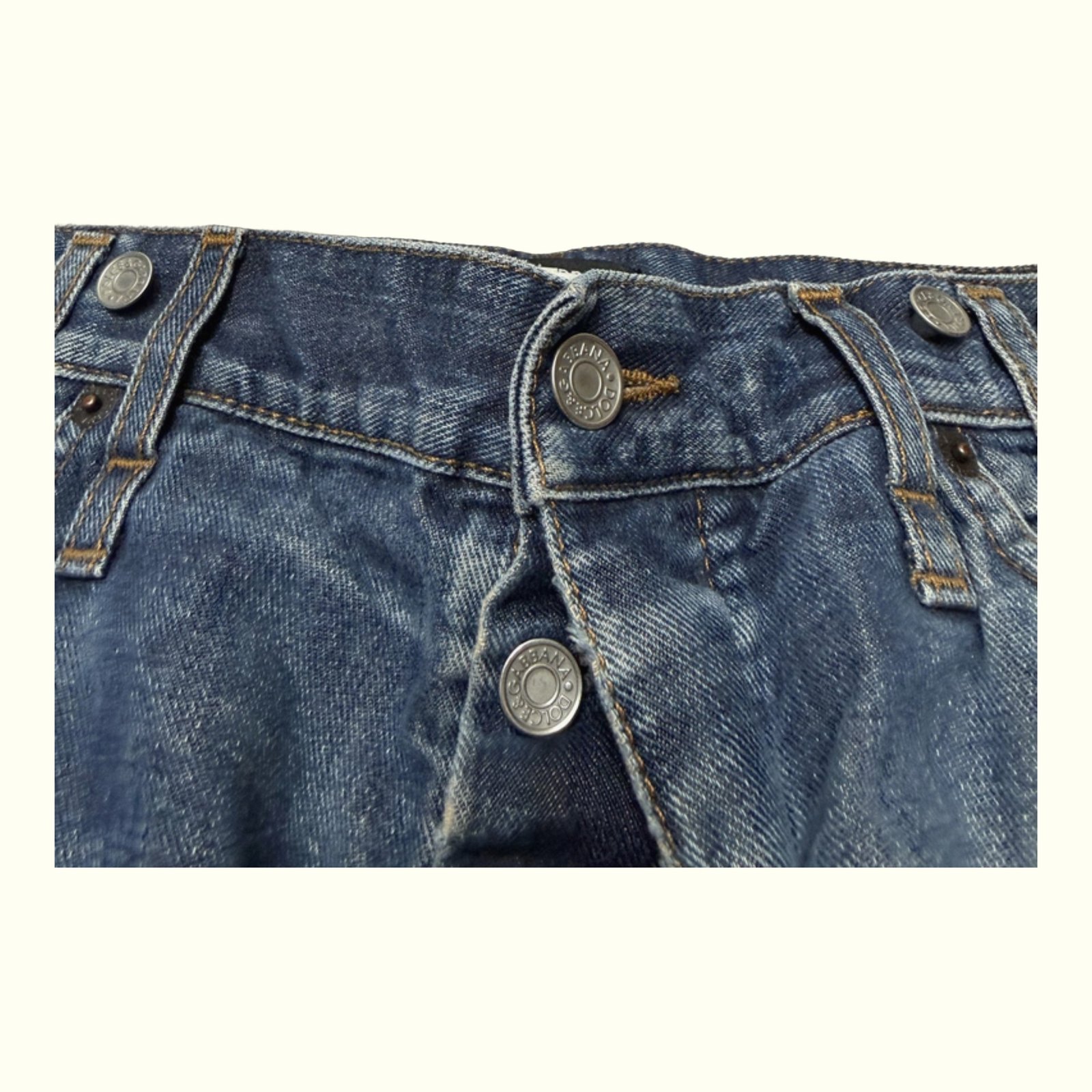Dolce & Gabbana Jean Regular Homme 2000s Vintage – W33