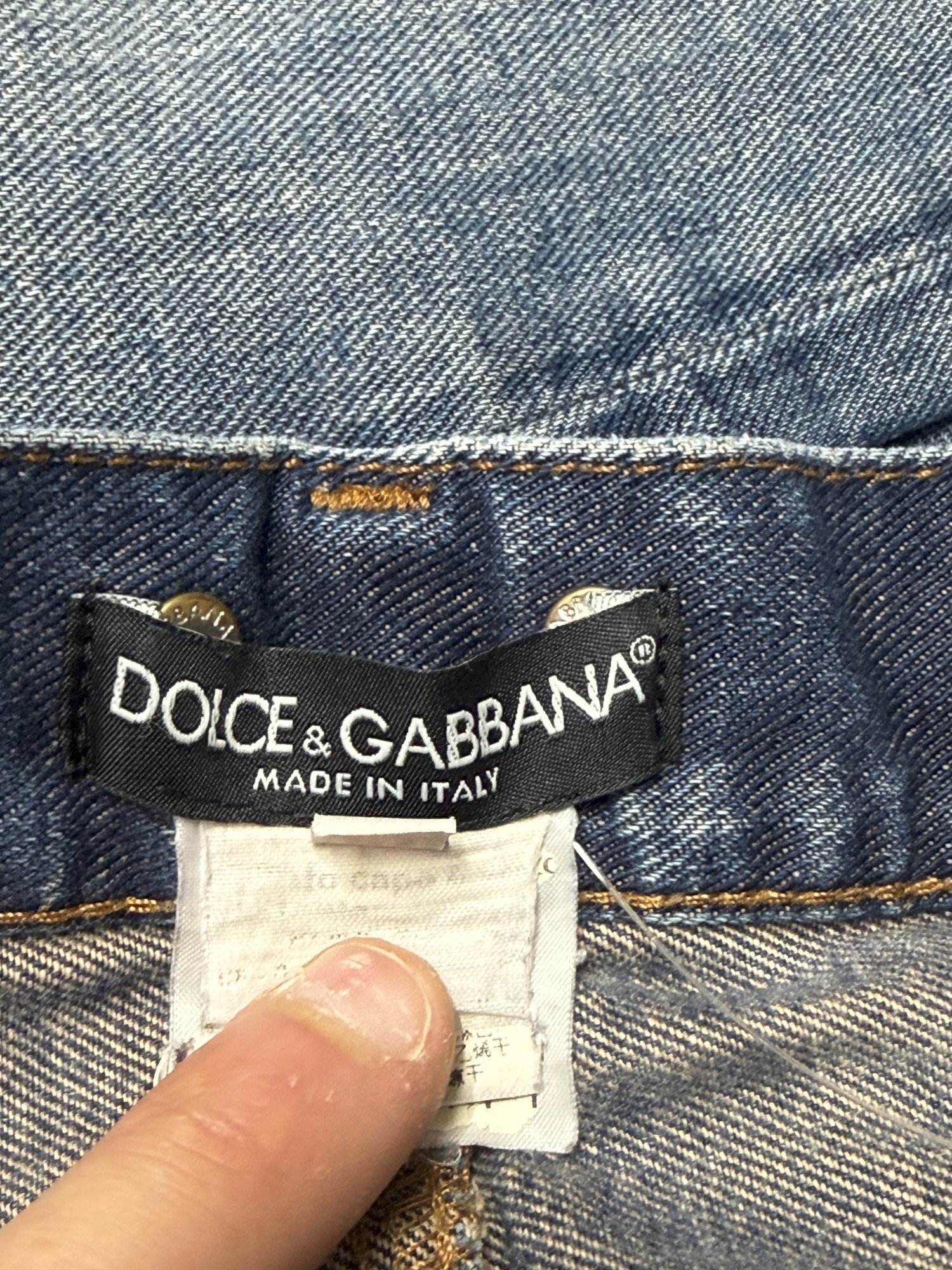 Dolce & Gabbana Jean Regular Homme 2000s Vintage – W33