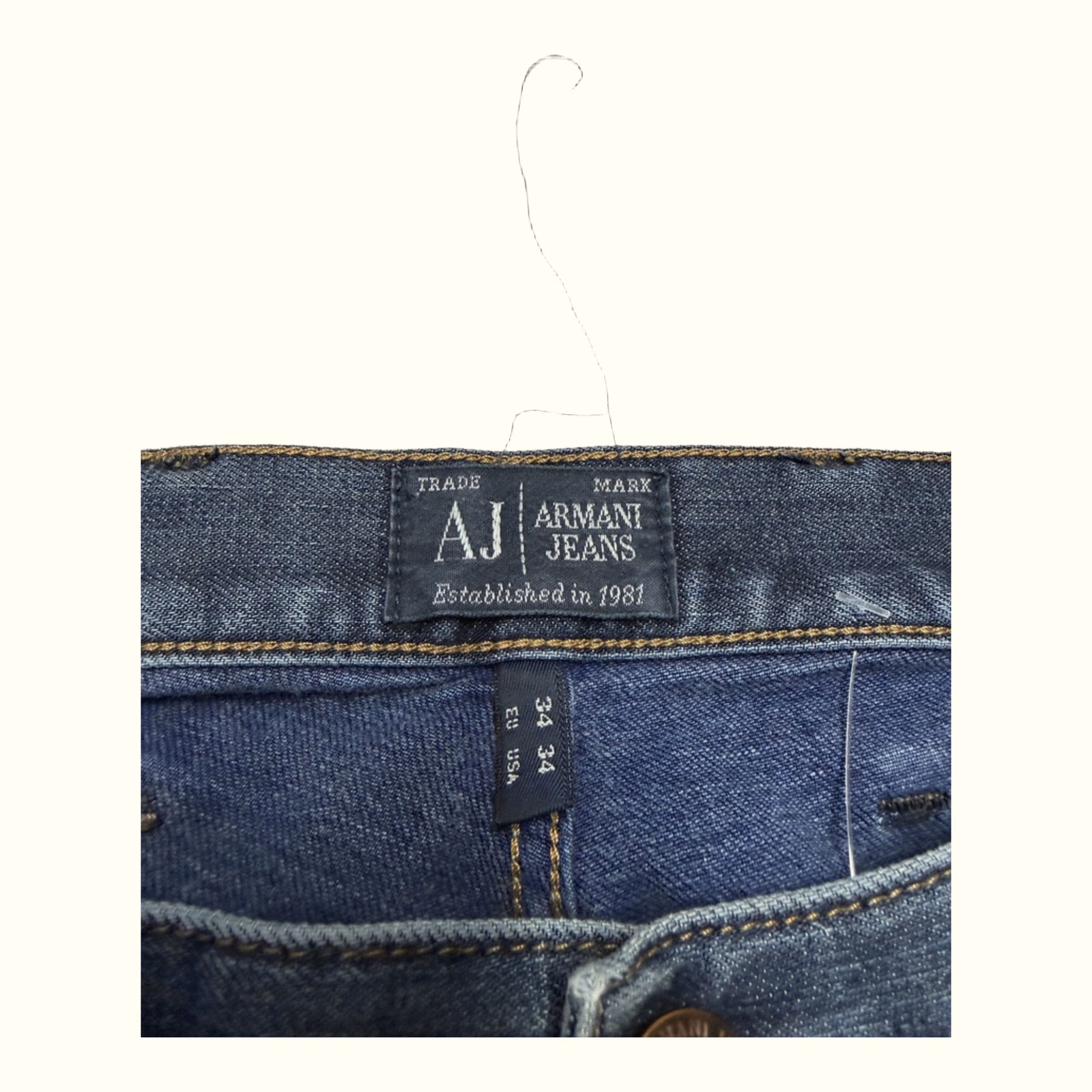 Armani Jeans Jean Slim Homme Classique – W34