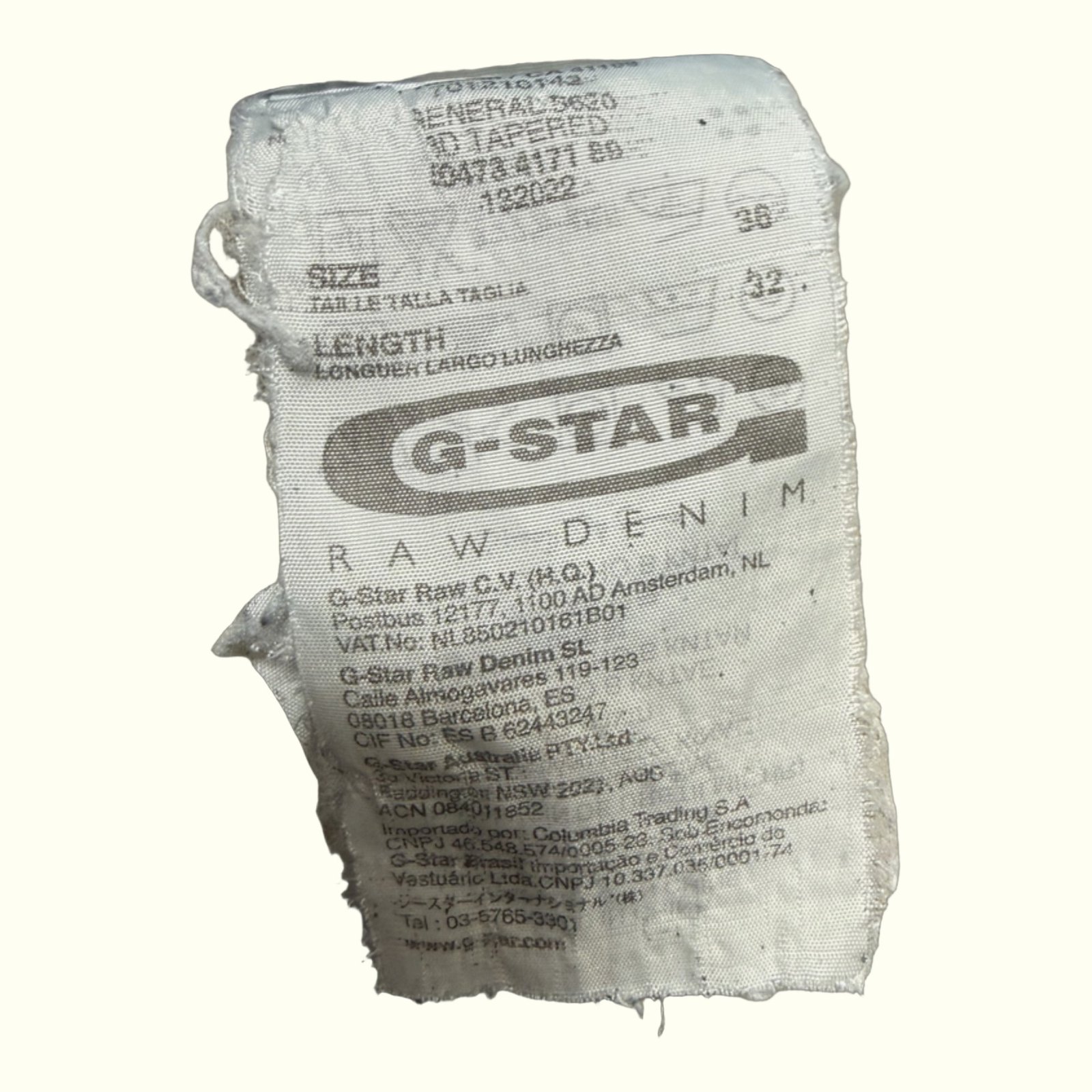 G-Star Raw Jean Relaxed Homme 2000s Utility – W36