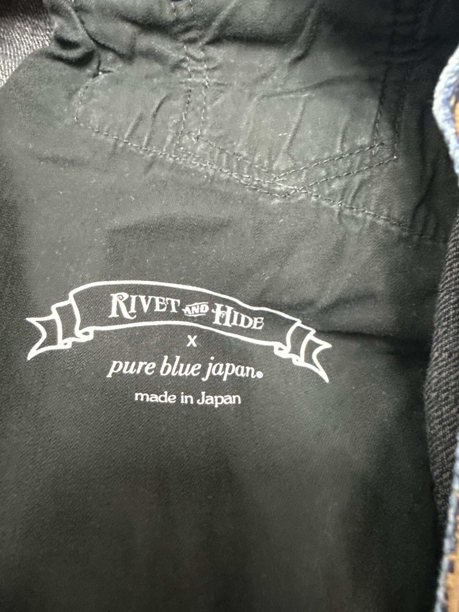 Pure Blue Japan Jeansy Regular Mężczyźni Japoński streetwear – W31