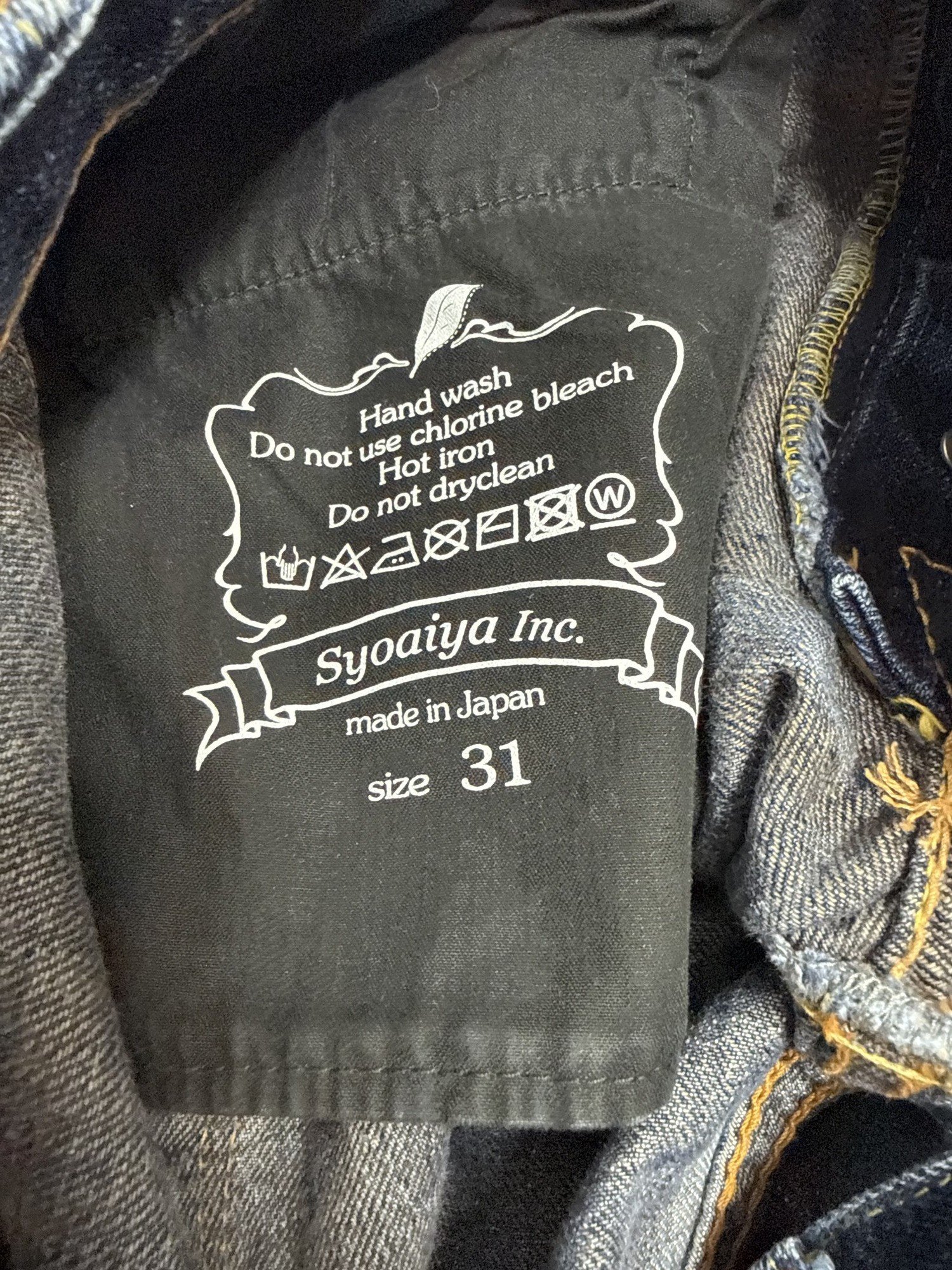 Pure Blue Japan Jeansy Regular Mężczyźni Japoński streetwear – W31