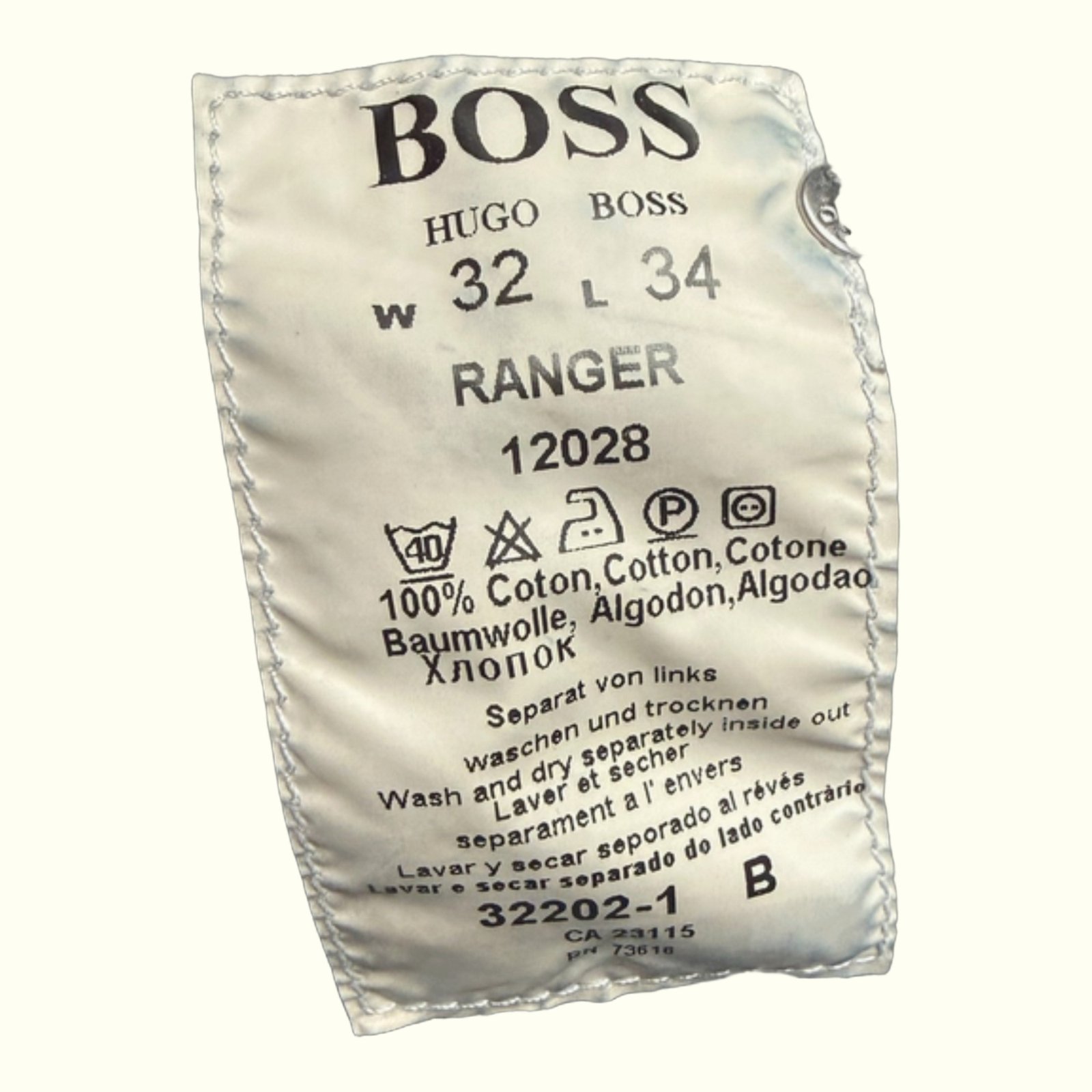 Boss RANGER jeans Loose Men 2000s Y2K – W32