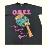 Obey t-shirt Regular Homem 2010s Streetwear – S