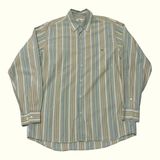 Lacoste Chemise Regular Homme 2000s Preppy – L