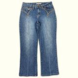 Blue Rocket Jeans Jean Regular Femme 2000s Y2K – W32