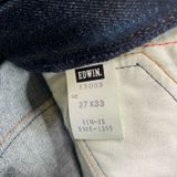 Edwin Jean Regular Homme 2000s Streetwear japonais – W27