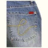 Zagora Jean Évasé Femme 2000s Y2K – W40