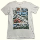 A-One Designed T-shirt Regular Homme Rétro – M