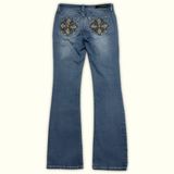 Twentyone Black Jean Évasé Femme 2000s Y2K – W30
