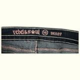 Rebel&Soul Jean Skinny Femme 2010s Y2K – W36