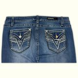 Vigoss Jean Bootcut Femme 2010s Y2K – W34
