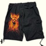 Spiral Short Large Homme Goth – XL