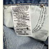 Carhartt Jeans Relaxed Uomo 2010s Abbigliamento da lavoro – W30