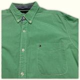 Tommy Hilfiger Chemise Regular Homme 2000s Preppy – L