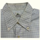 Lacoste Chemise Regular Homme 1990s Preppy – XL