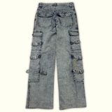 Difushi Pantalon cargo Regular Femme 2000s Y2K – W28