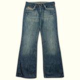 Diesel Jean Évasé Femme 2000s Y2K – W26