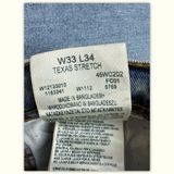 Wrangler Jean Regular Homme 2010s Western – W33