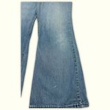 Wrangler Jean Évasé Homme 1970s Vintage – W32