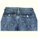 True Religion Jean Évasé Femme 2000s Y2K – W34