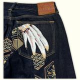 Evisu Jean Regular Homme 2000s Streetwear japonais – W32