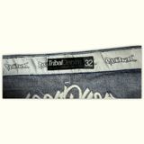 Tribal Denim Jean Baggy Homme 2000s Y2K – W32