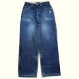 Tribal Denim Jean Baggy Homme 2000s Y2K – W32