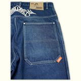 Tribal Denim Jean Baggy Homme 2000s Y2K – W32