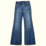 Diesel Jean Évasé Femme 2000s Y2K – W25