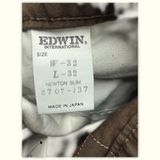 Edwin Spodnie Slim Mężczyźni 1990s Japoński streetwear – W32