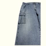 Wrangler Pantalon cargo Baggy Homme 1990s Y2K – W36