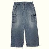 Wrangler Pantalon cargo Baggy Homme 1990s Y2K – W36