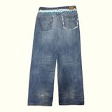 Ecko Unltd Jean Baggy Homme 2000s Y2K – W38