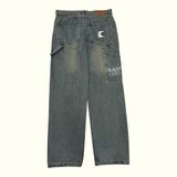 Karl Kani Jean Baggy Homme 2000s Streetwear – W34