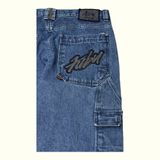 Fubu Vaqueros Suelto Hombre 1990s Streetwear – W34