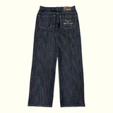 Tribal Gear Jean Large Homme 2000s Y2K – W34